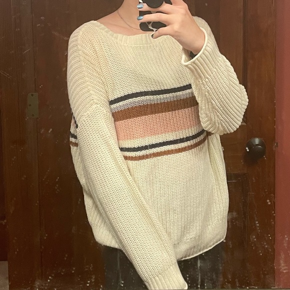 AE Color Block Striped Sweater - Picture 4 of 4